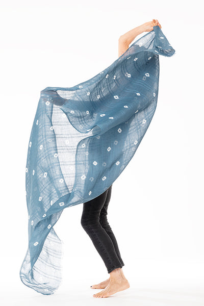 LINEN EL MELHFA ALL OVER DOTS SHAWL