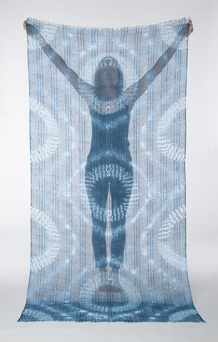 LINEN EL MELFHA SUNFLOWER SHAWL